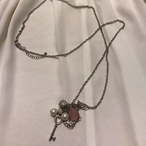 Long Key Pendant Necklace!